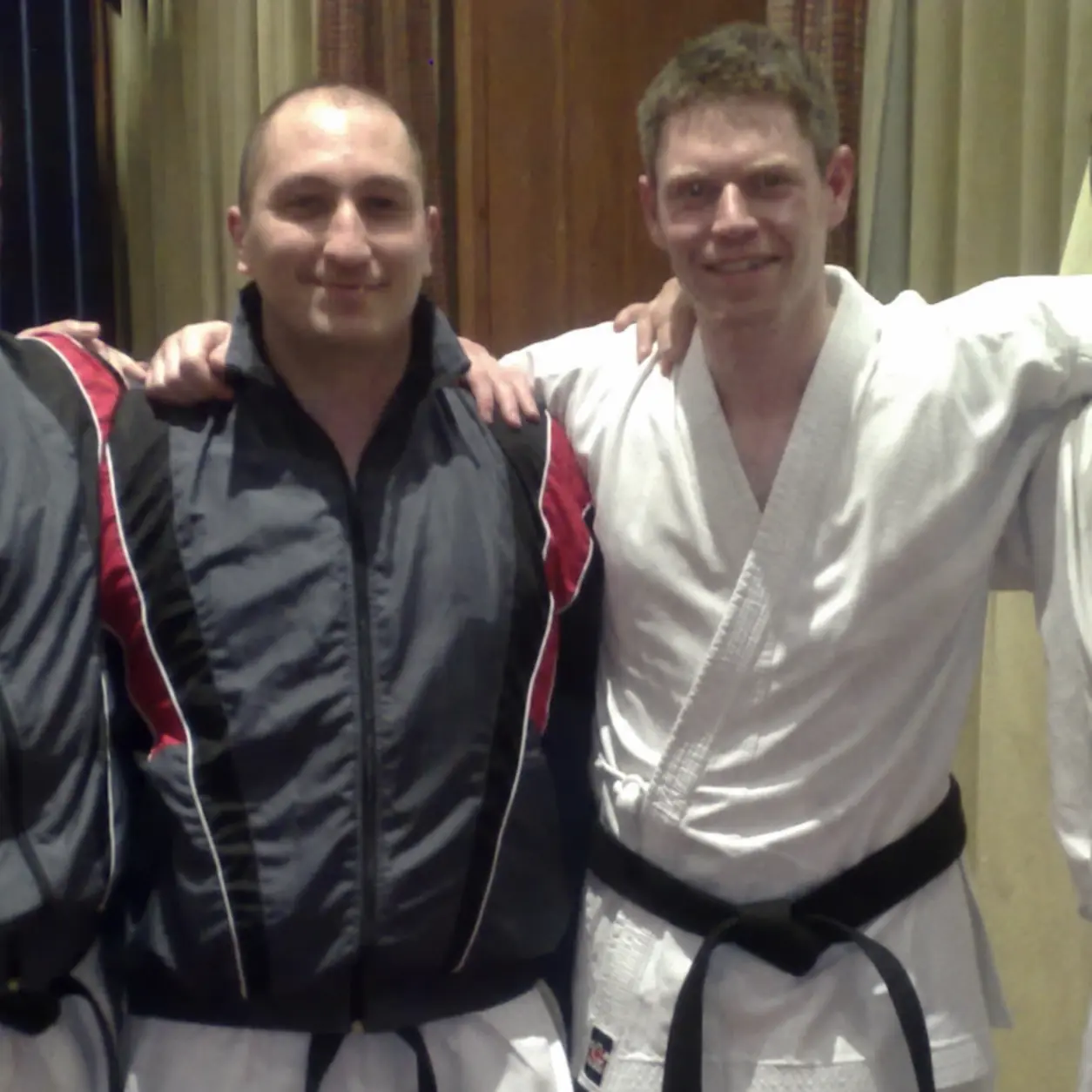 Olgun learning from John Wetherell Sensei [4th Dan Karate & Black Sash Wing Chun Kung Fu]